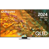 Televizor Smart QLED Samsung 75Q80D, 189 cm, 4K Ultra HD, HDR, Clasa G