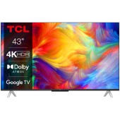 Televizor TCL LED 43P638, 108 cm, Smart Google TV, 4K Ultra HD