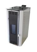 Termosemineu pe peleti Fornello Camino Rossi 25 kW, pompa Grundfos, vas expansiune, arzator inox