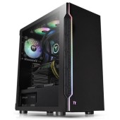 Thermaltake Carcasa Thermaltake H200, MidTower, Tempered Glass, Negru