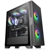 Thermaltake Carcasa Thermaltake Versa T25 Tempered Glass, Mid-Tower, fara sursa, ATX, Black