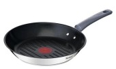 Tigaie Grill TEFAL Daily Cook G7314055, 26 cm, Aluminiu (Argintiu)