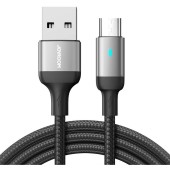 to Micro USB-A / 2.4A / 2m S-UM018A10 Negru