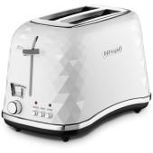 Toaster Brillante CTJ 2103.W, 2 sloturi, 900 W, Alb