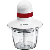 Tocator electric Bosch MMRP1000 0,8 L 400 W Roșu, Transparent, Alb