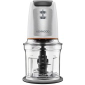 Tocator Kenwood CHP61.100WH, 500 W, Bol 0.5 l, 2 lame otel inoxidabil, 2 viteze, Alb 