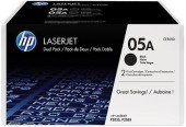 Toner HP 05A (Negru - pachet dublu)