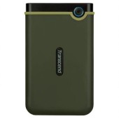 Transcend Hard Disk portabil Transcend StoreJet 25M3, 2TB, USB 3.1, 2.5inch, Military green