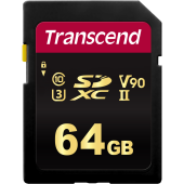 Transcend SDXC/SDHC 700S SD UHS-II U3 (V90) R285/W180 64GB