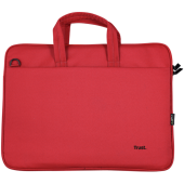 Trust Geanta laptop Trust Bologna Eco, 16 inch(40cm), greutate 430 grame, Rosu