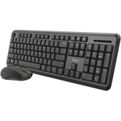 Trust Kit Wireless Trust ODY - Tastatura, USB, Black + Mouse Optic, USB, Negru