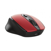 Trust Mouse Optic Trust Zaya Rechargeable, USB Wireless, Black-Red