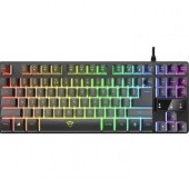 Trust Tastatura Gaming Trust GXT 833 Thado TKL, RGB LED, USB, Layout US, Negru