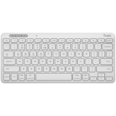 Trust Tastatura Trust Lyra TR-25097, Wireless, USB-A / USB-C, Alb