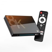 TV Box iSEN H96 Max M9S AI Smart, 8K Ultra HD, 8GB RAM, 128GB ROM, Android 14, Octa Core, WiFi 6, BT 5.4, AV1