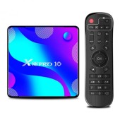 TV Box X88 Pro 10 Smart Media Player, 4K, RAM 4GB, ROM 64GB, Android 11, Rockchip RK3318 QuadCore, SPDIF, Slot Card, Wi-Fi dual band