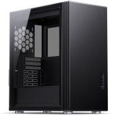 U6 Window Midi-Tower, Tempered Glass - negru