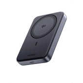 Ugreen Baterie externa Ugreen Magnetic 10000 mAh, Wireless, PD 30W, Qi2 7.5W, USB-C, compatibila MagSafe, Negru