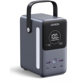 Ugreen Baterie externa Ugreen PB770, 48.000 mAh, 300W, USB-C, USB-A, Smart Digital Display, Mod SOS, Gri