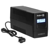 UPS Offline Nanopower Plus 650, Afisaj LCD, (650VA/360W), Rebel, Negru