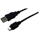 USB 2.0 Male tip A - miniUSB 2.0 Male tip B, 1.8m, negru