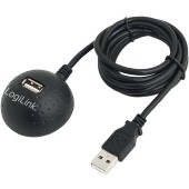 USB 2.0 Male tip A - USB 2.0 Female tip A, 1.5m, negru