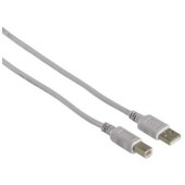 USB 2.0 Male tip A - USB 2.0 Male tip B, 1.5m, alb, 34694