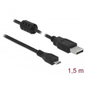 USB 2.0 Type-A male > USB 2.0 Micro-B male 1.5 m black