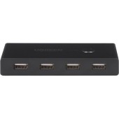 USB 2x4 USB 2.0 black