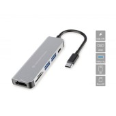 USB-C -> HDMI,2xUSB3.0,60WPD,SD 0.15m gr