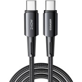 USB-C do USB-C Cable, Essager, EXCTT3-CGA0G-P, 240W, 2m (black)