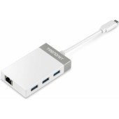 USB-C la Gigabit Ethernet si 3x USB 3.0