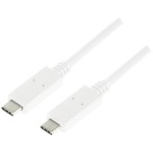 USB-C Male la USB-C Male, 1 m, White