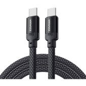 USB-C to USB-C cable, Essager, EXCTT1-YS01-P, 100W, 1m (black)