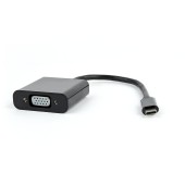 USB-C to VGA adapter, black, blister AB-CM-VGAF-01