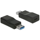 USB Male la USB-C Female, Black