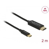 USB Typ-C > HDMI (DP Alt Mode) 4K 60Hz 2m koax.