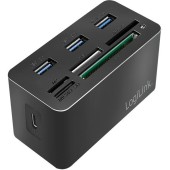 USB3.2 Gen 1, 8-port, mini,Negru