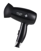 Uscator de par Adler AD 2251, 1400 W, 2 Nivele de temperatura, 2 Trepte de viteza (Negru)