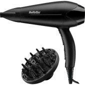 Uscator de par BaByliss D563DE, 2100 W, 2 viteze, 3 trepte de temperatura, Negru