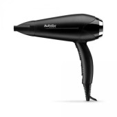 Uscator de par BaByliss D572DE, Ionic, Acoperire ceramica, 2200 W, Negru/Argintiu