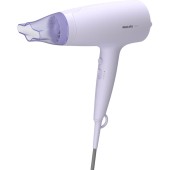 Uscator de par Philips Seria 3000 BHD341/10, 2100 W, 6 setari de viteza si temperatura, Cap de coafare 14 mm, Accesoriu ThermoProtect, Lila