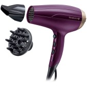 Uscator de par Remington Your Style D5219, 2300 W, 2 viteze, 3 trepte temperatura, Mov/Negru