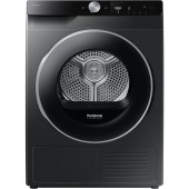 Uscator de rufe DV90T6240LB/S7, Pompa de caldura, 9 kg, Clasa A+++, Optimal Dry, Air Wash, AI Control, Negru