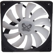 Ventilator Carcasa Scythe Kaze Flex, 120mm, ARGB, PWM, 300-1200rpm (Negru/Alb)