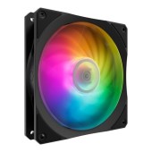 Ventilator Cooler Master Mobius 140P ARGB, iluminare RGB, 140 mm, 1900 rpm, PWM (Negru)