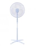 Ventilator de podea PRIME3 SSF41, 3 viteze, oscilatie, 40cm, 55W, inaltime 103cm (Alb)