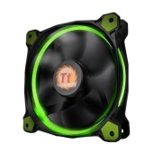 Ventilator Thermaltake CL-F038-PL12GR-A, 12cm, Negru/Verde