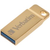 Verbatim Memorie USB Verbatim Exclusive Metal 16GB, USB 2.0, Gold