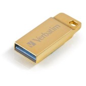 Verbatim Memorie USB Verbatim Exclusive Metal 32GB, USB 3.0, Gold